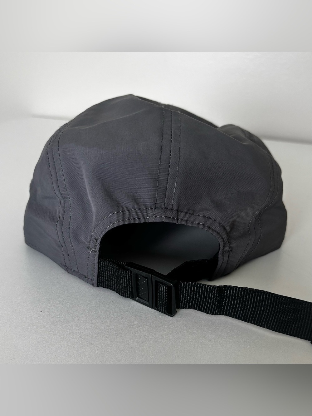 Tillak Wallowa Camp Hat, Basalt Grey Cap, Lightweight Nylon, Buckle Strapback - Picture 7 of 10